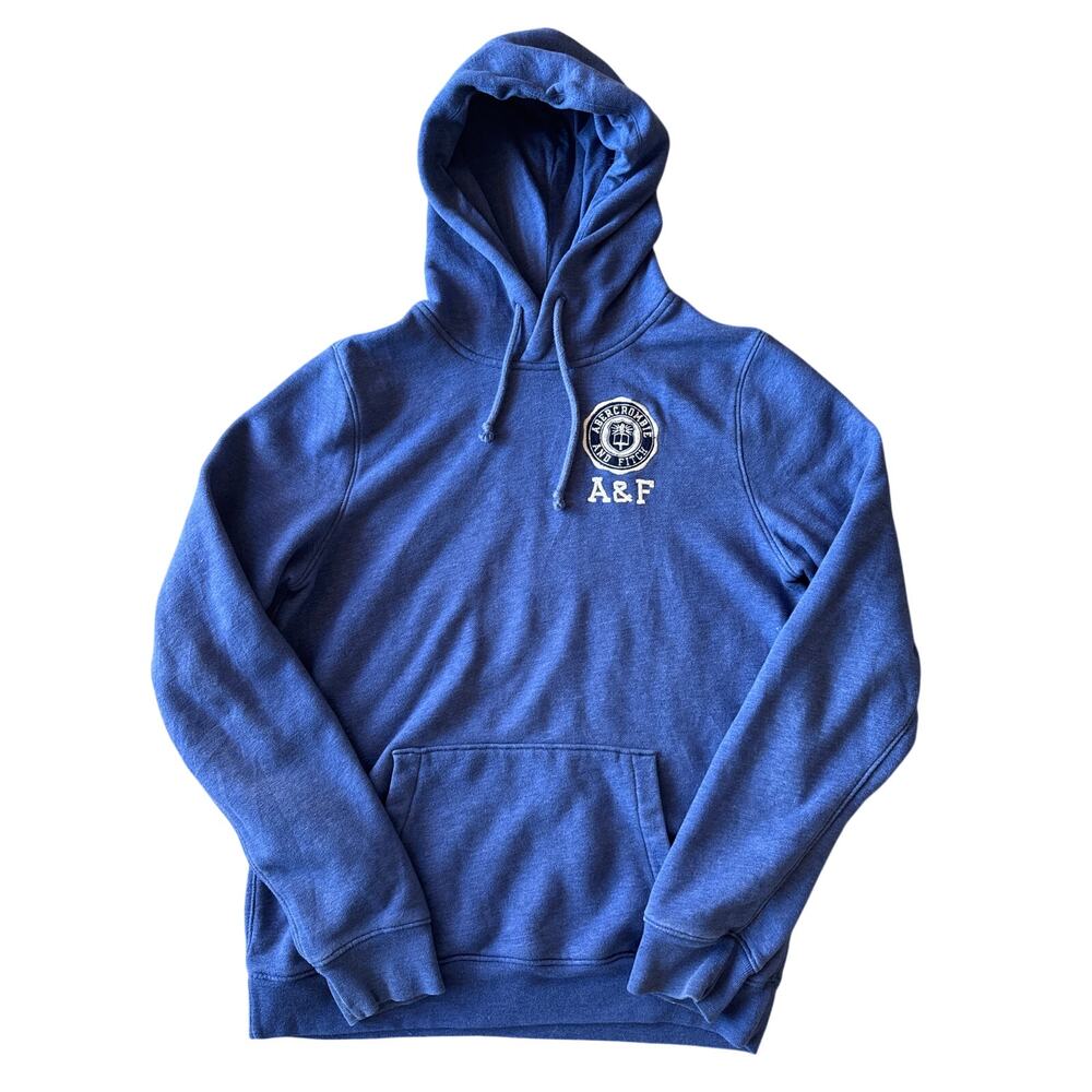 Abercrombie & Fitch Heather Blue Medium Hoodie